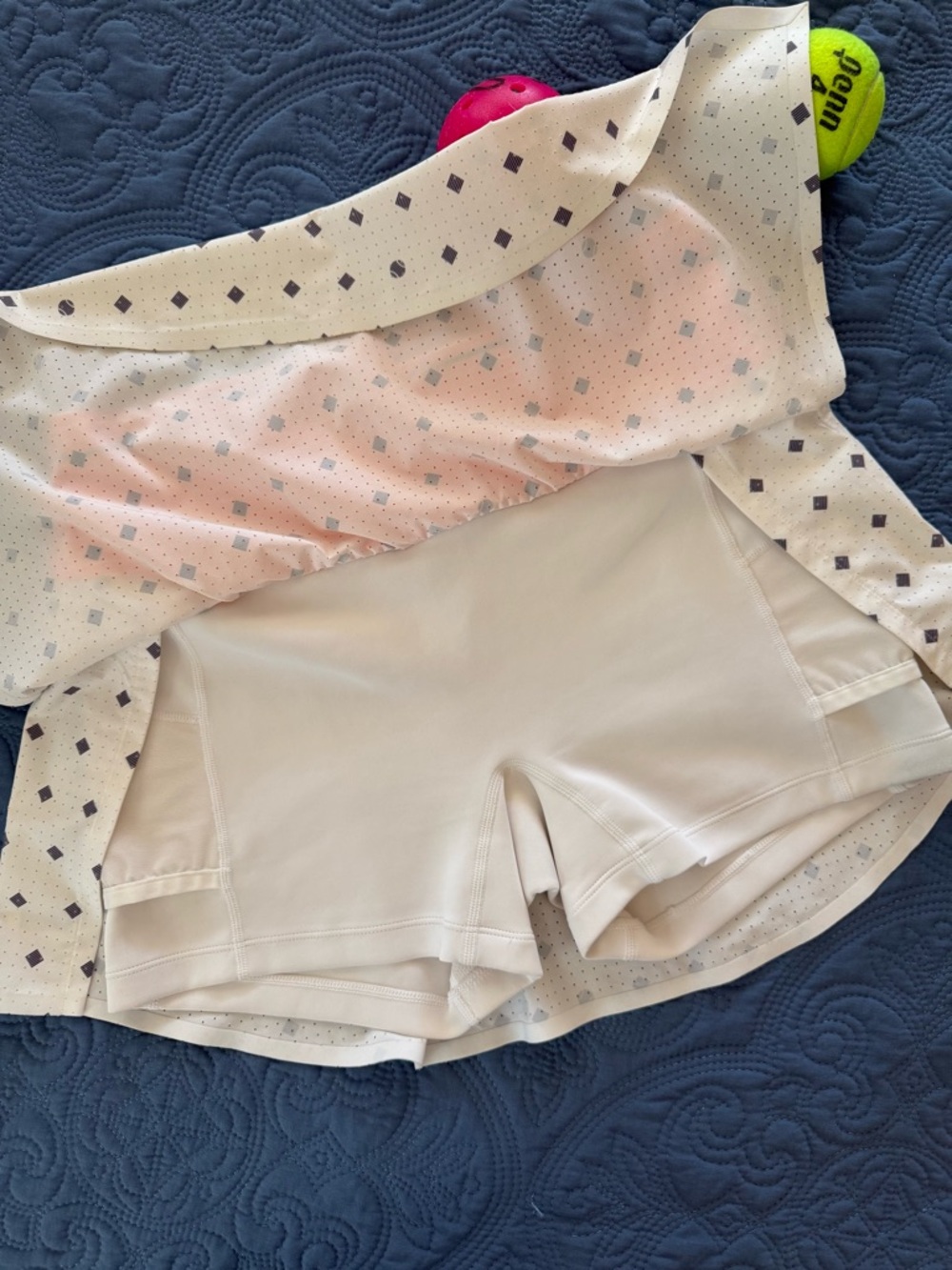 New Balance Orange White Gray Athletic Tennis Skort for Women Size M - Picture 4 of 8